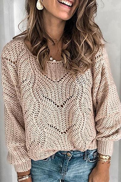 Beautifully Finished Sweater in a Timeless Design