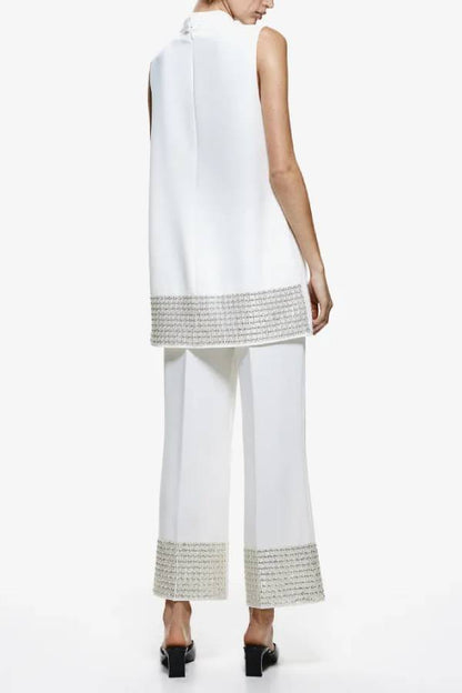 A Vintage Style Pants with Delicate Timeless Details
