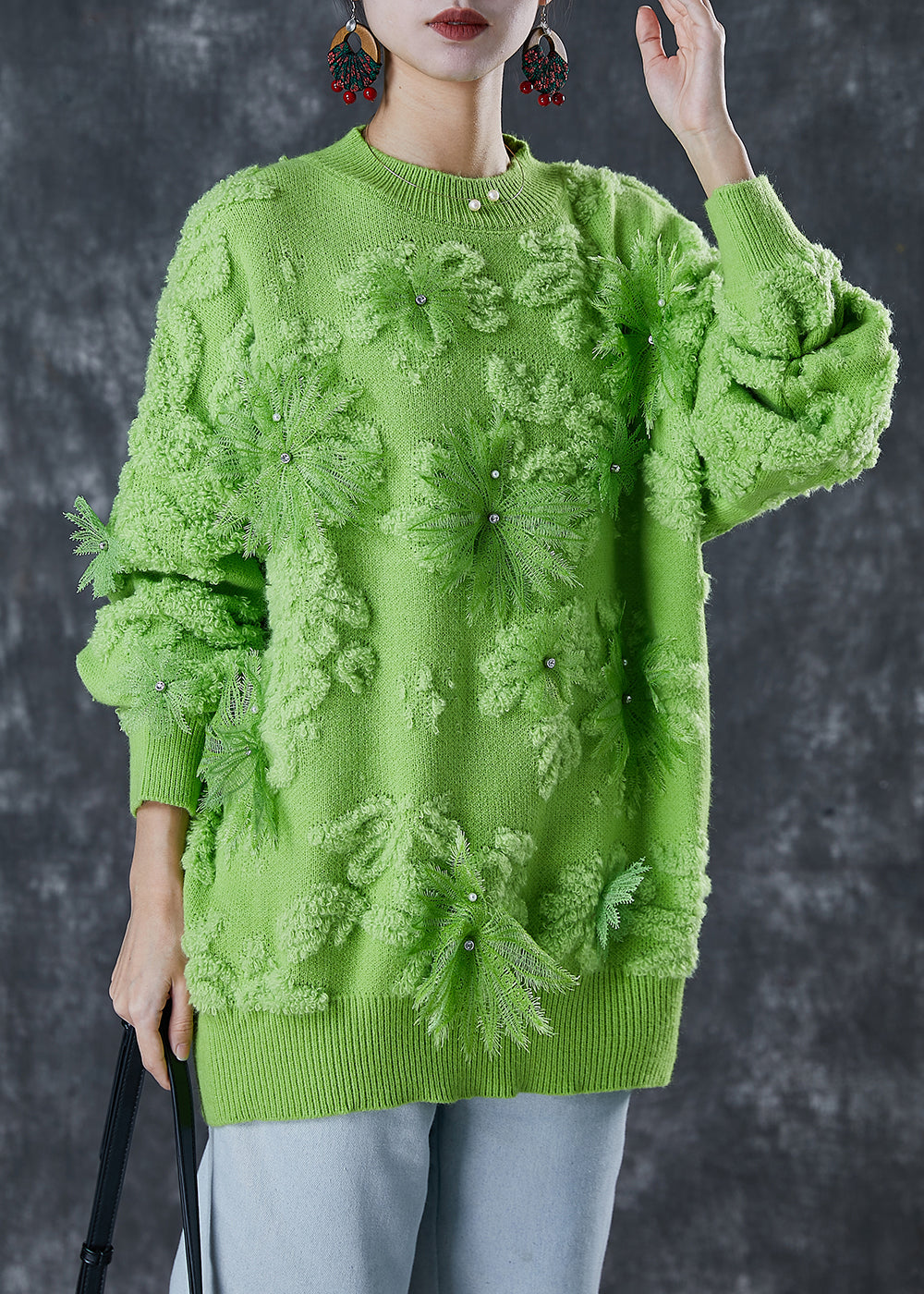 A Vintage Style Sweater with Delicate Timeless Details