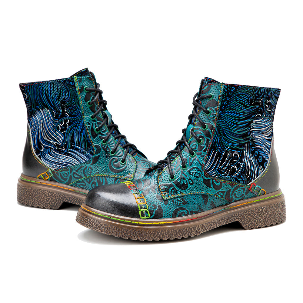 A Vintage Style Boots with Delicate Timeless Details