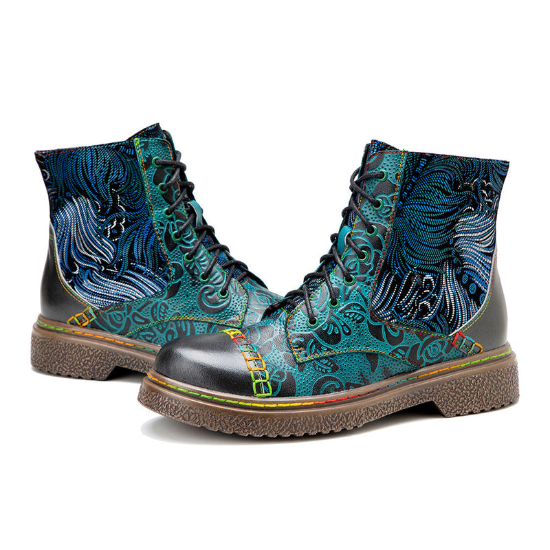 A Vintage Style Boots with Delicate Timeless Details