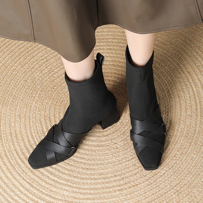 A Vintage Style Boots with Delicate Timeless Details