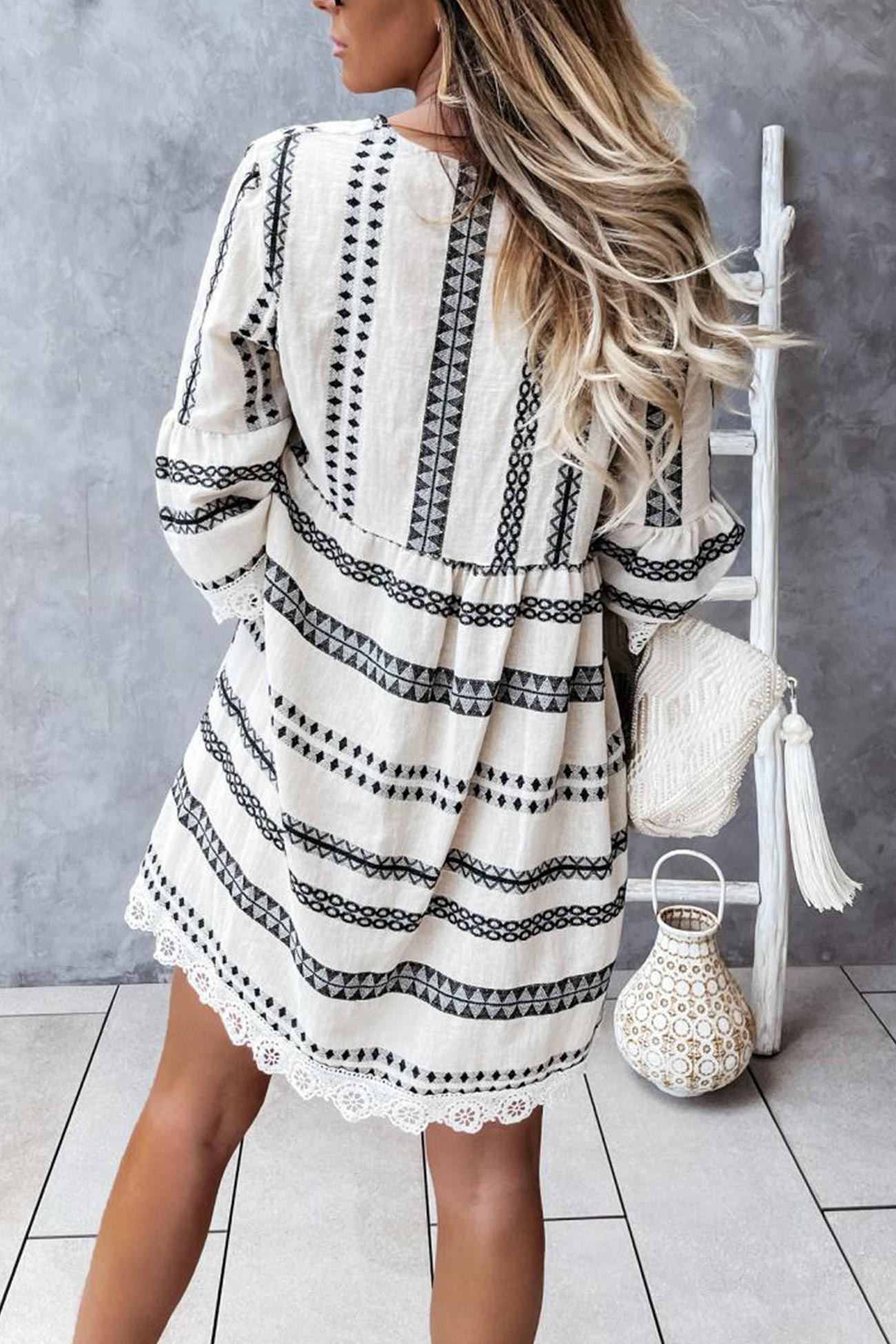 A Vintage Style Dress with Delicate Timeless Details