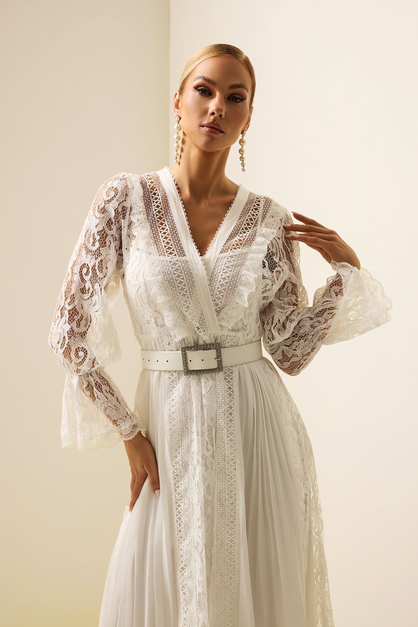A Vintage Style Dress with Delicate Timeless Details