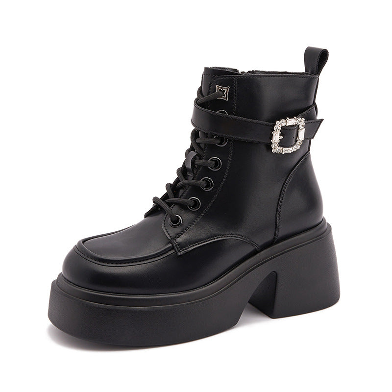 A Vintage Style Boots with Delicate Timeless Details