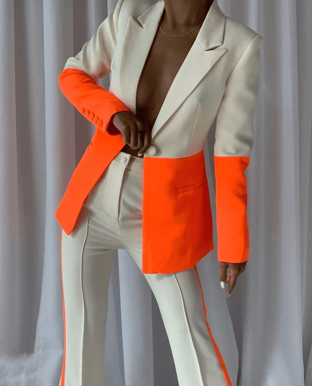 A Vintage Style Pants with Delicate Timeless Details