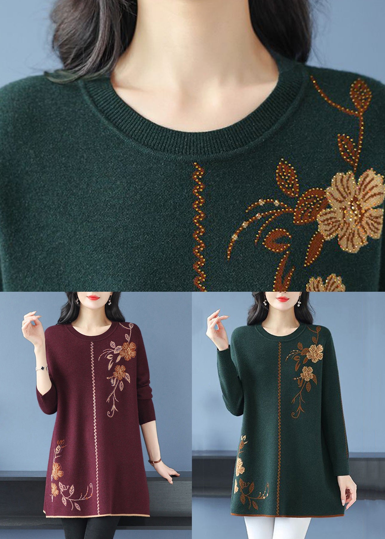 Classic Vintage Sweater with a Flattering Fit