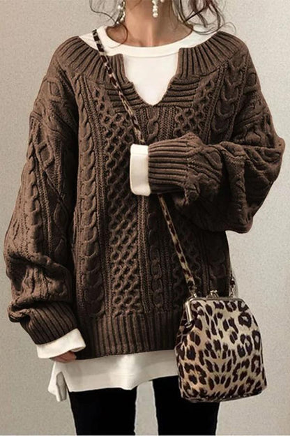 Vintage Inspired Sweater with a Contemporary Edge