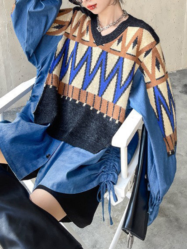 Classic Vintage Sweater with a Flattering Fit