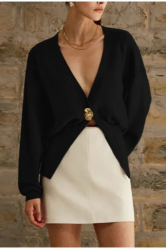 Classic Vintage Cardigan with a Flattering Fit