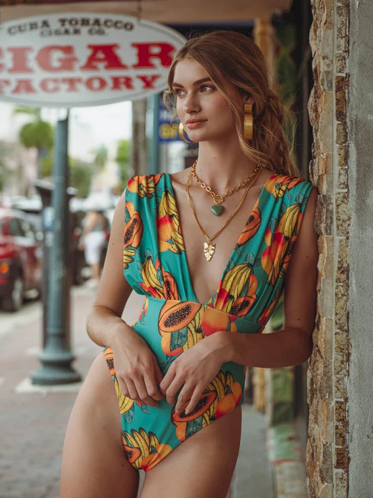 Beautifully Finished Swimsuit in a Timeless Design