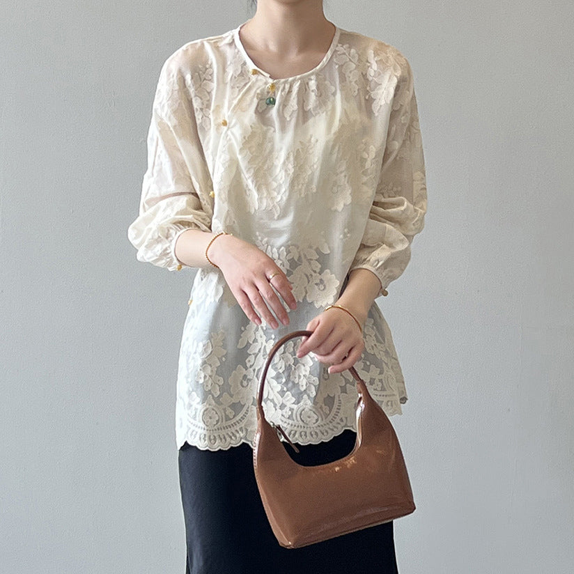 A Vintage Style Shirt with Delicate Timeless Details