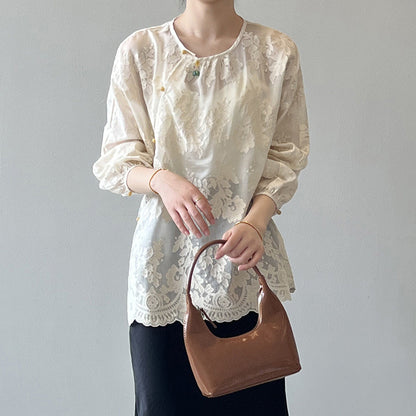 A Vintage Style Shirt with Delicate Timeless Details