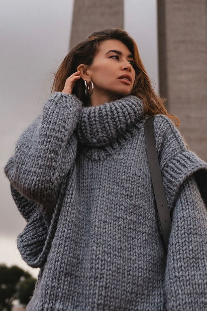 Classic Vintage Sweater with a Flattering Fit