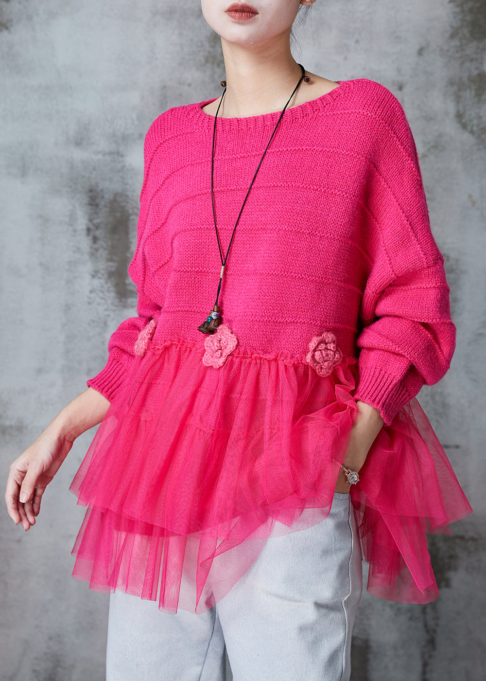 A Vintage Style Sweater with Delicate Timeless Details