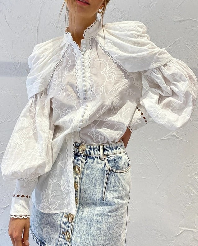 Beautifully Finished Blouse in a Timeless Design