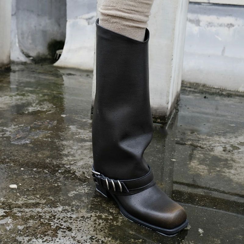 A Vintage Style Boots with Delicate Timeless Details