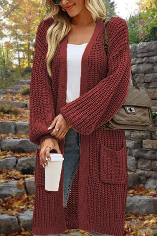 Well Tailored Cardigan with a Graceful Silhouette