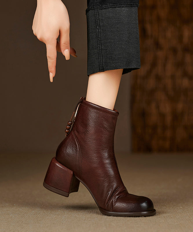 A Vintage Style Boots with Delicate Timeless Details