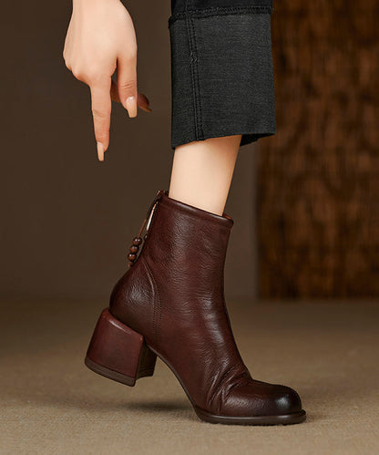 A Vintage Style Boots with Delicate Timeless Details