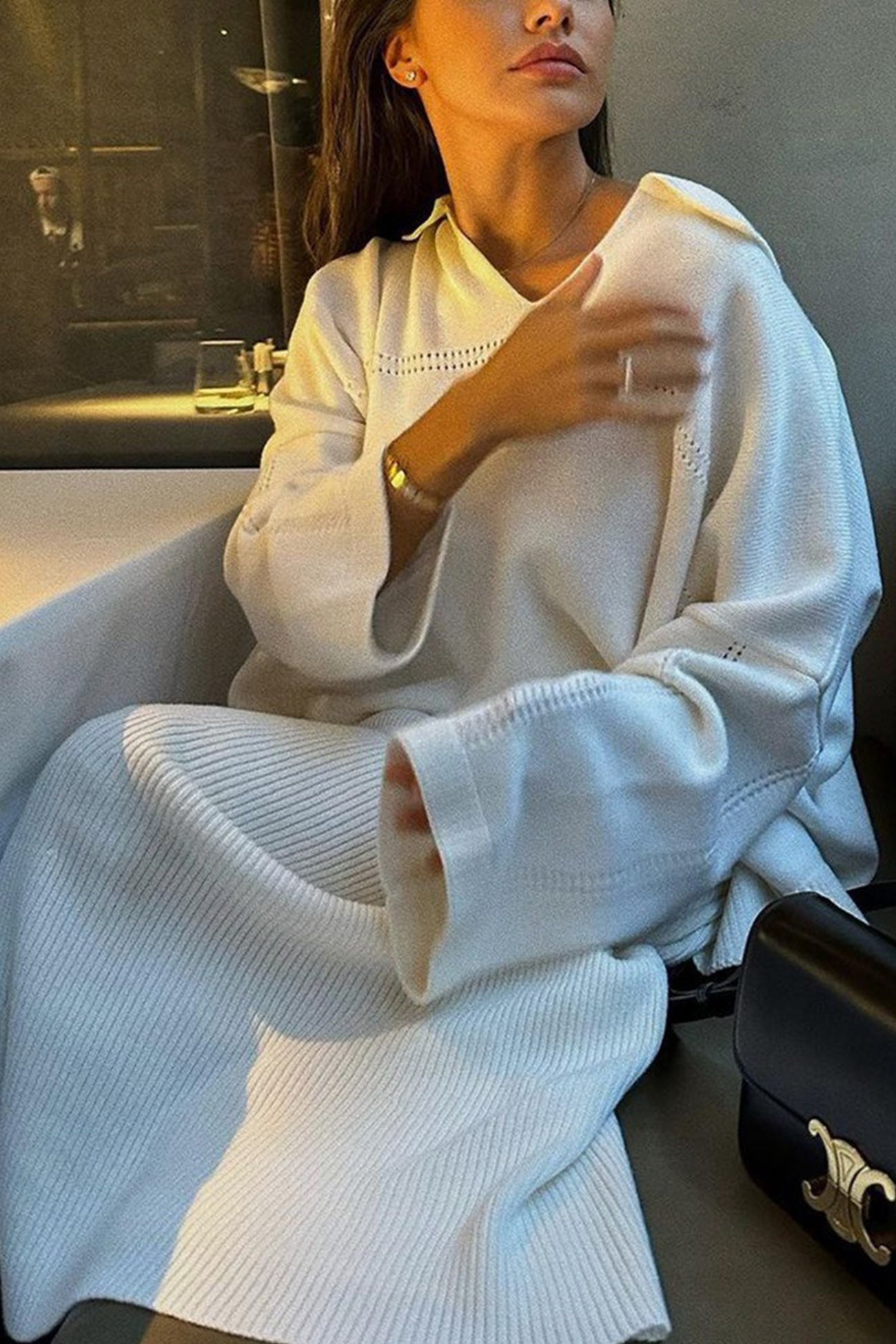 Beautifully Finished Sweater in a Timeless Design
