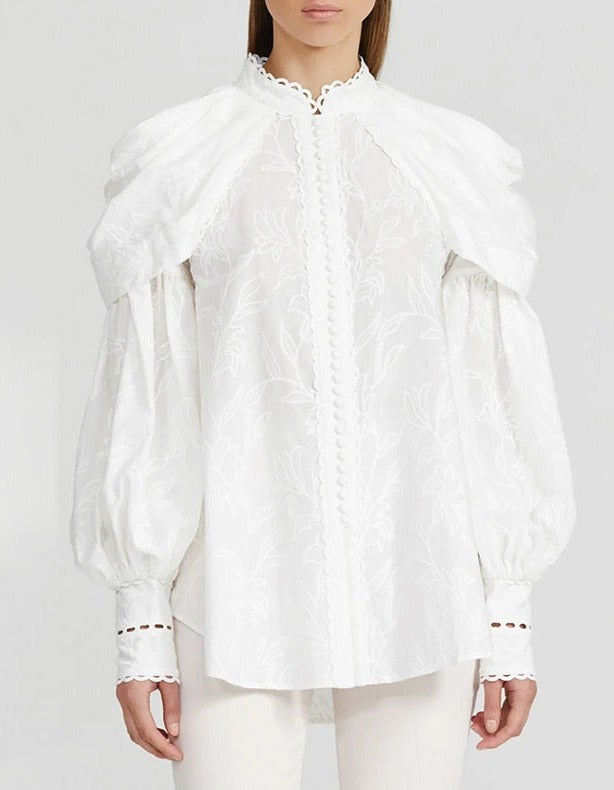 Beautifully Finished Blouse in a Timeless Design