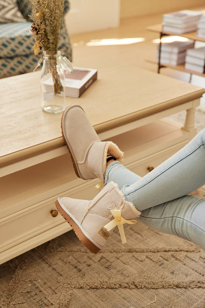 A Vintage Style Boots with Delicate Timeless Details