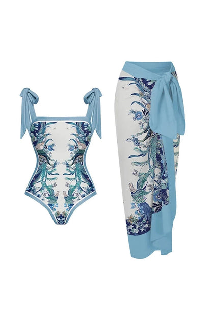 Wrap Skirt Set