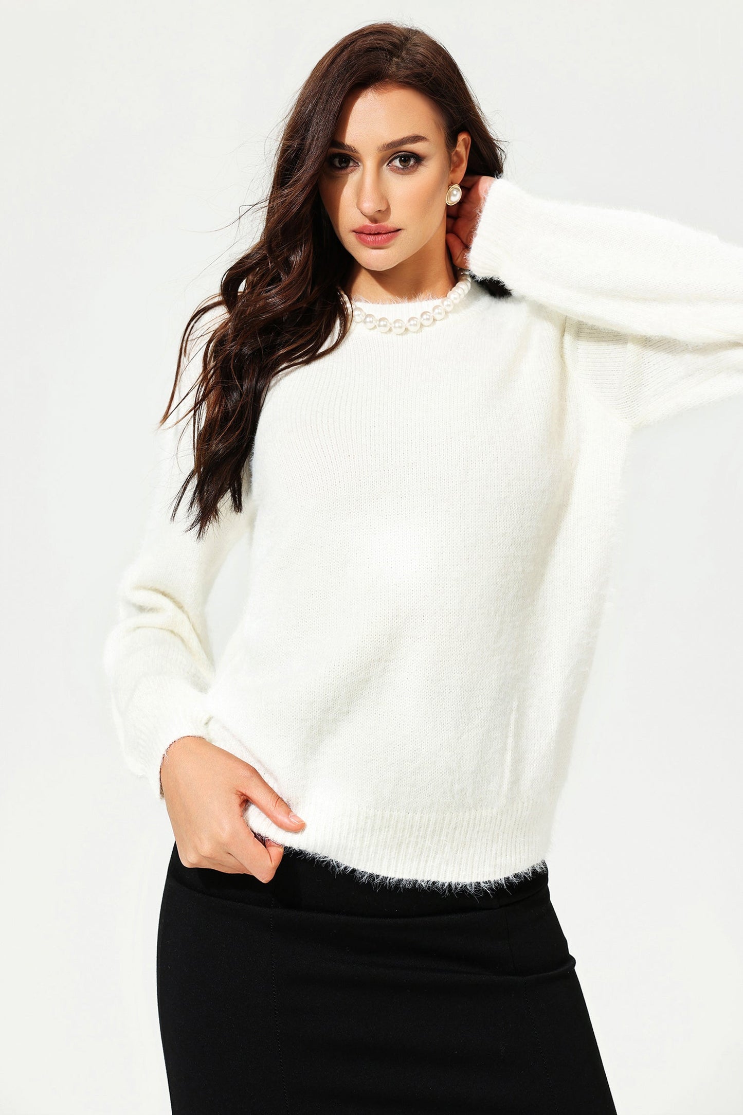 Classic Vintage Sweater with a Flattering Fit