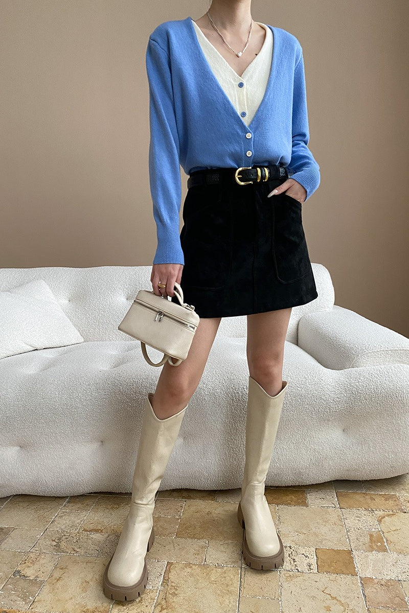 Classic Vintage Cardigan with a Flattering Fit