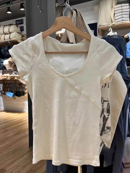 A Vintage Style T-Shirt with Delicate Timeless Details
