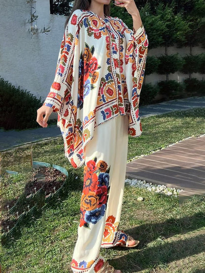 A Vintage Style Pants with Delicate Timeless Details