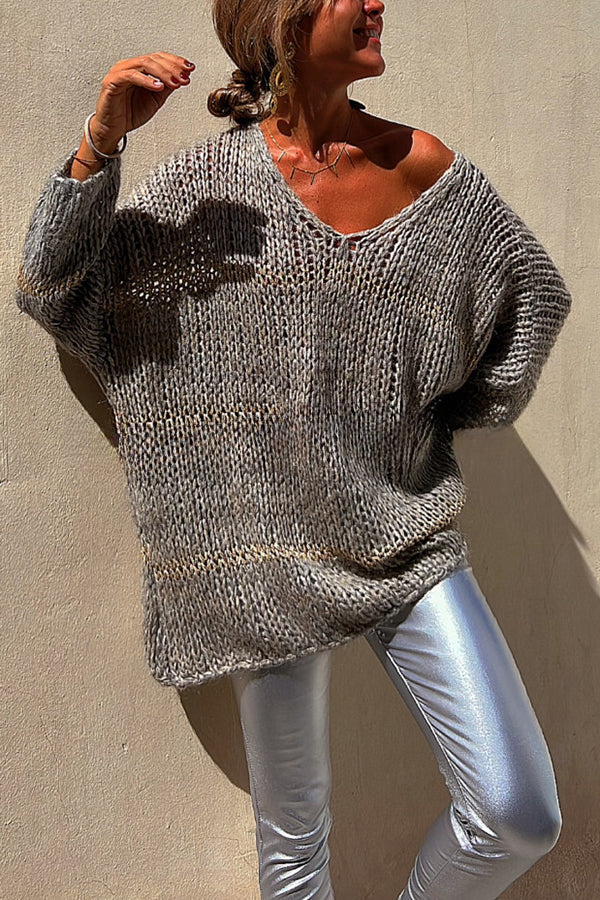Vintage Inspired Sweater with a Contemporary Edge