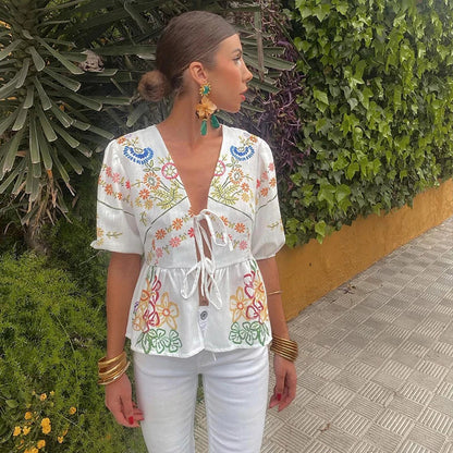 Classic Vintage Blouse with a Flattering Fit