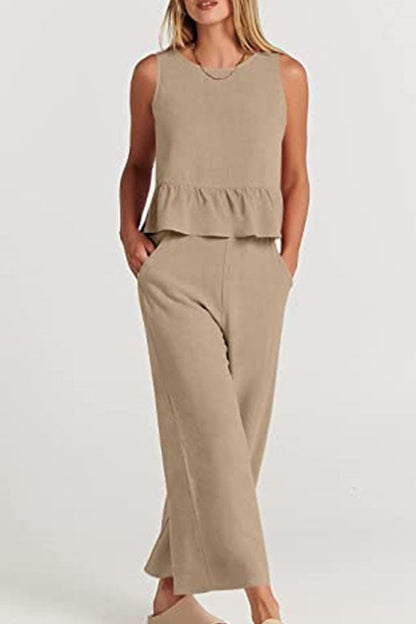 A Vintage Style Pants with Delicate Timeless Details