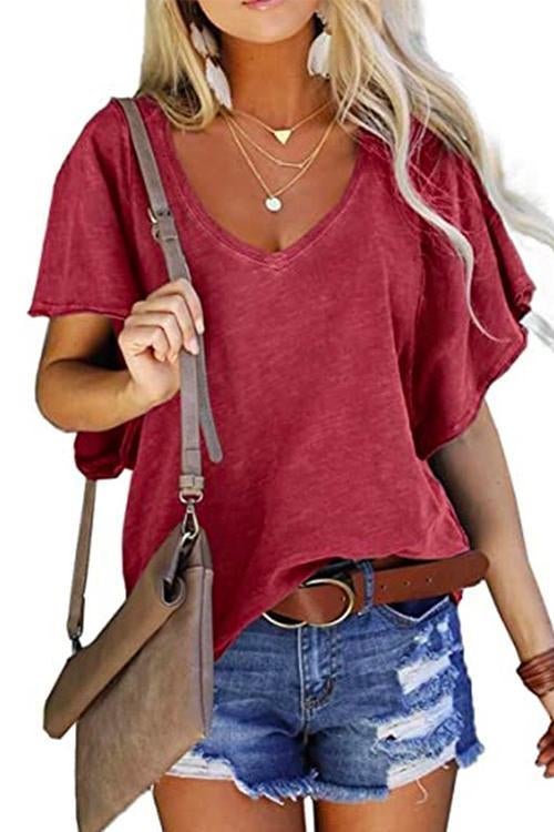 Well Tailored T-Shirt with a Graceful Silhouette