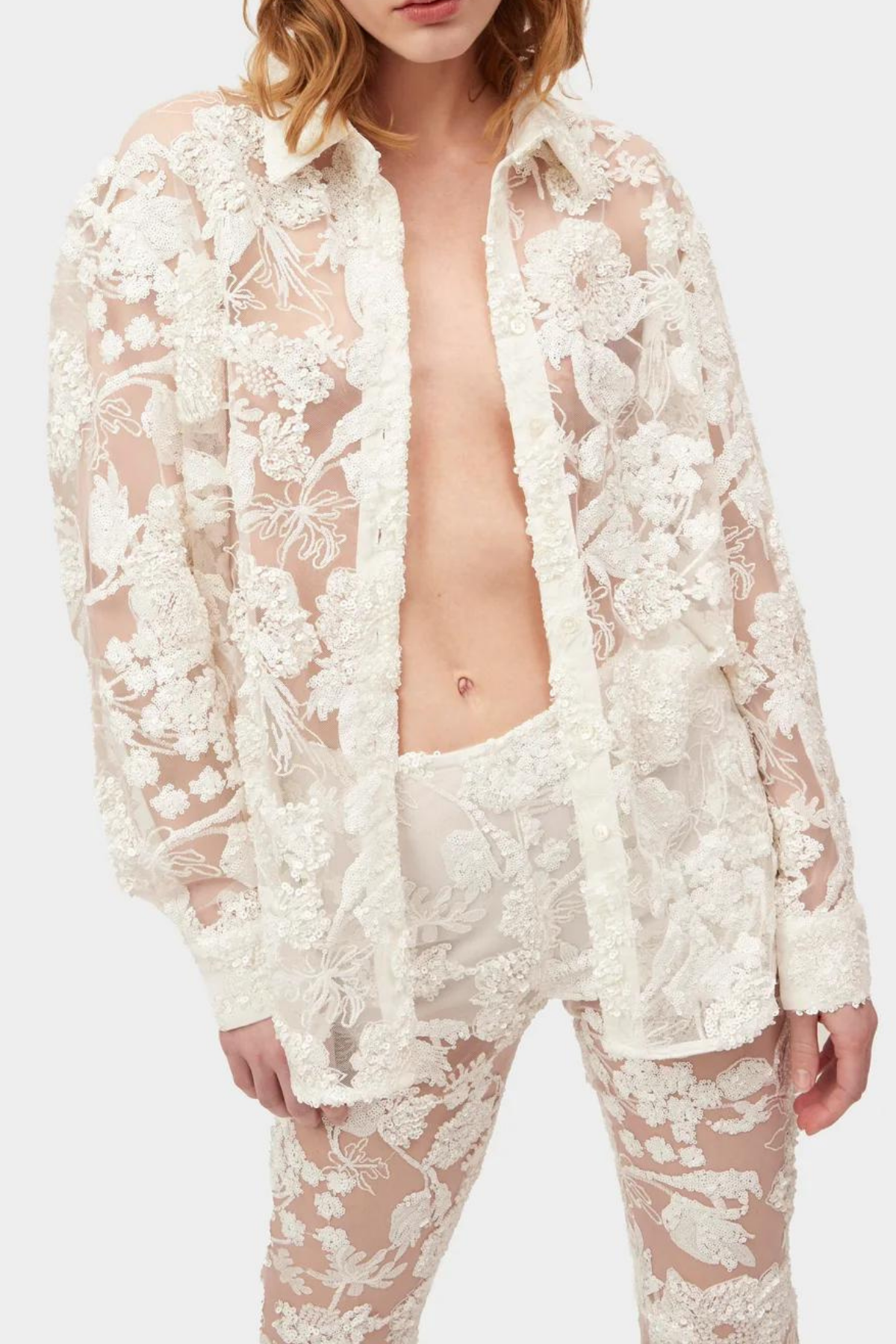 A Vintage Style Pants with Delicate Timeless Details