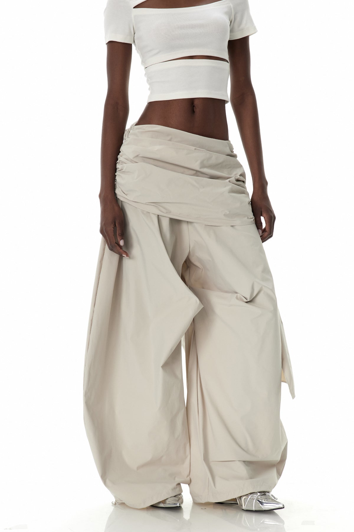 A Vintage Style Pants with Delicate Timeless Details
