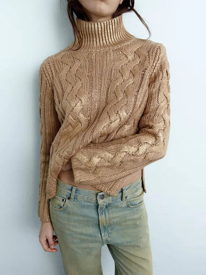 A Vintage Style Sweater with Delicate Timeless Details