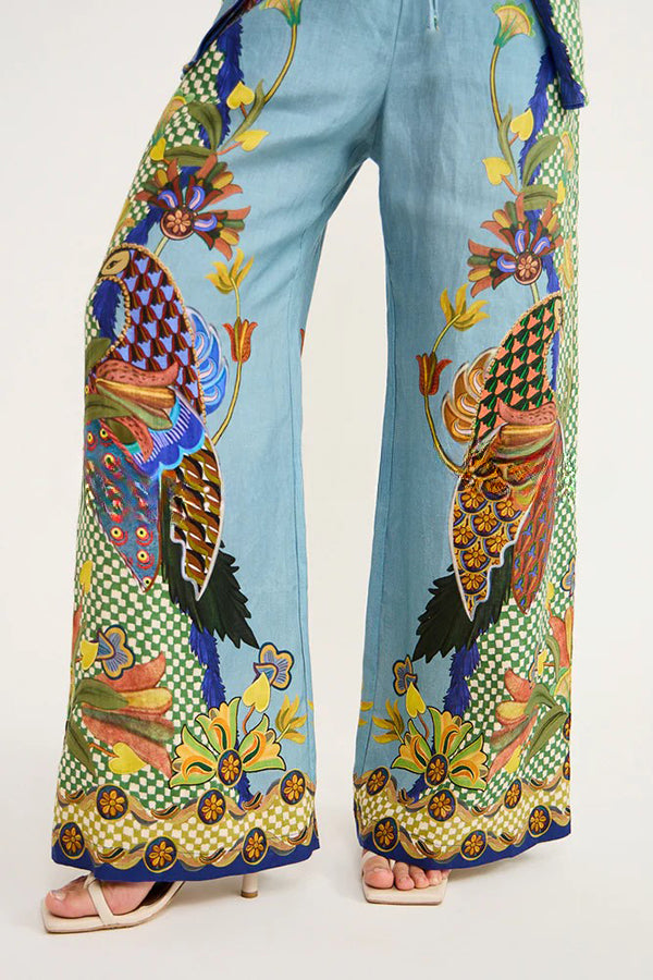 A Vintage Style Pants with Delicate Timeless Details