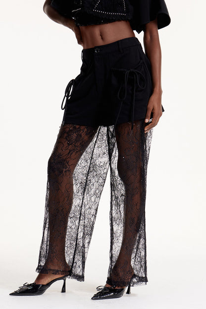 A Vintage Style Pants with Delicate Timeless Details