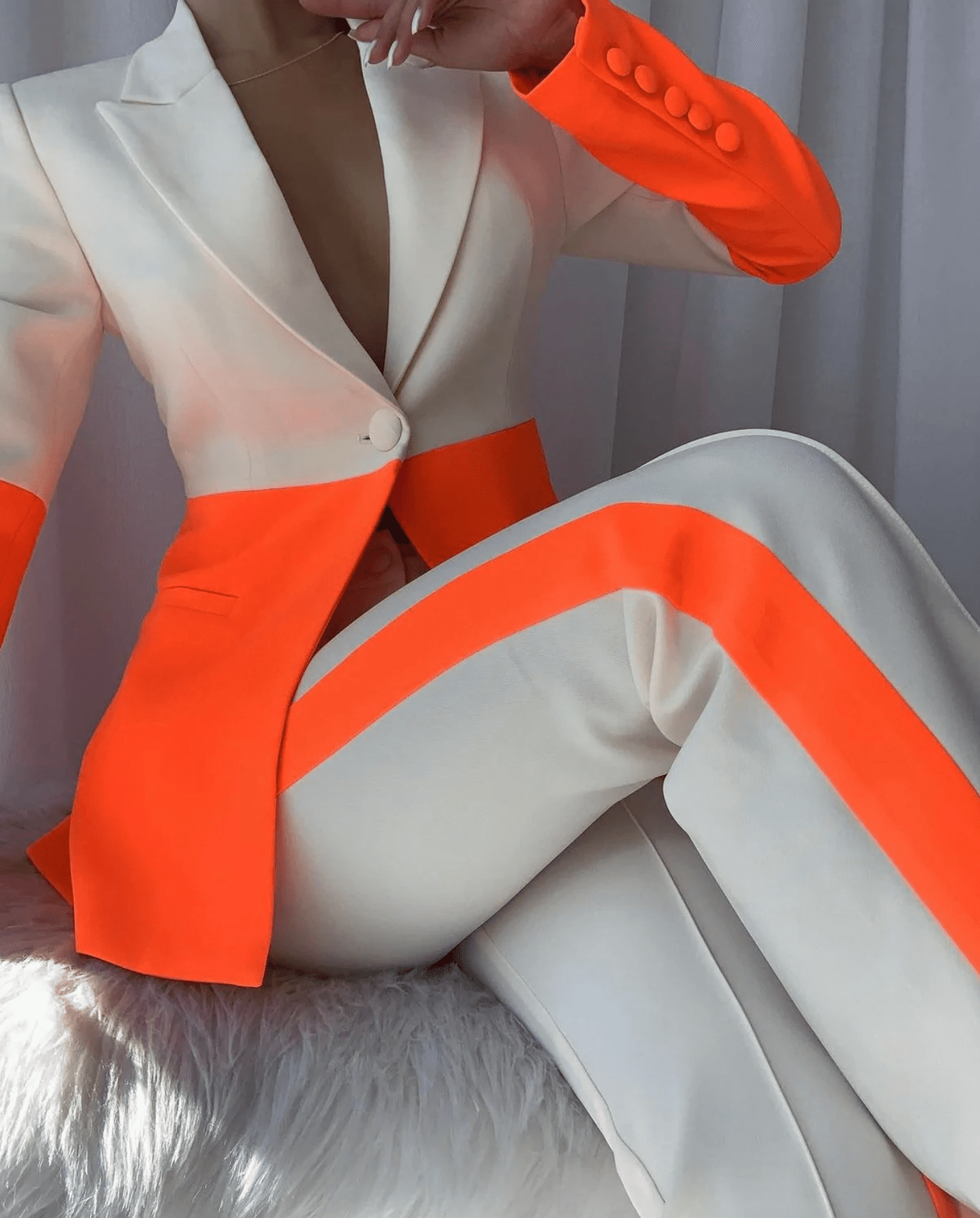 A Vintage Style Pants with Delicate Timeless Details