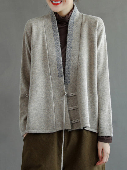 Well Tailored Cardigan with a Graceful Silhouette