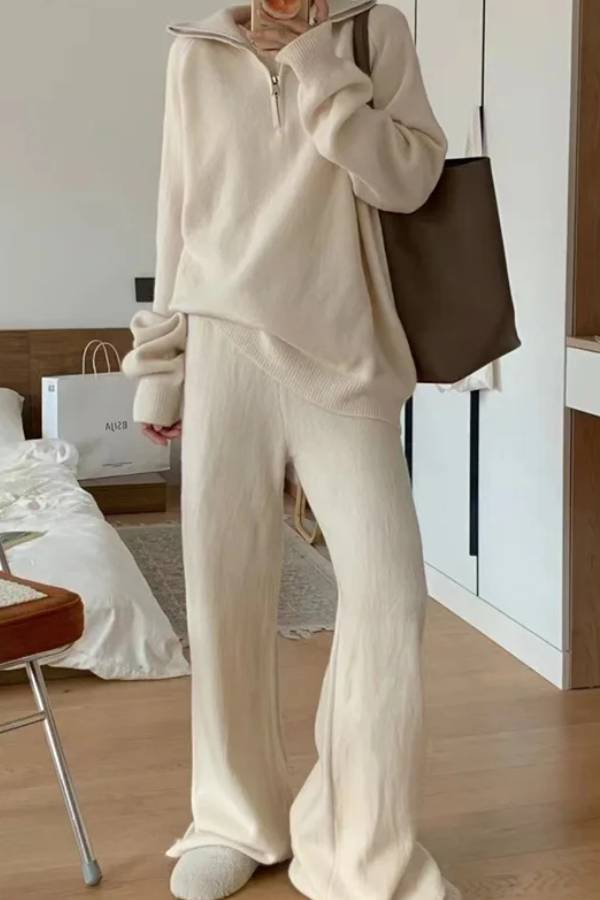 A Vintage Style Sweater with Delicate Timeless Details