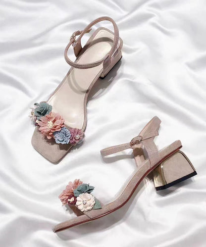 A Vintage Style Sandals with Delicate Timeless Details