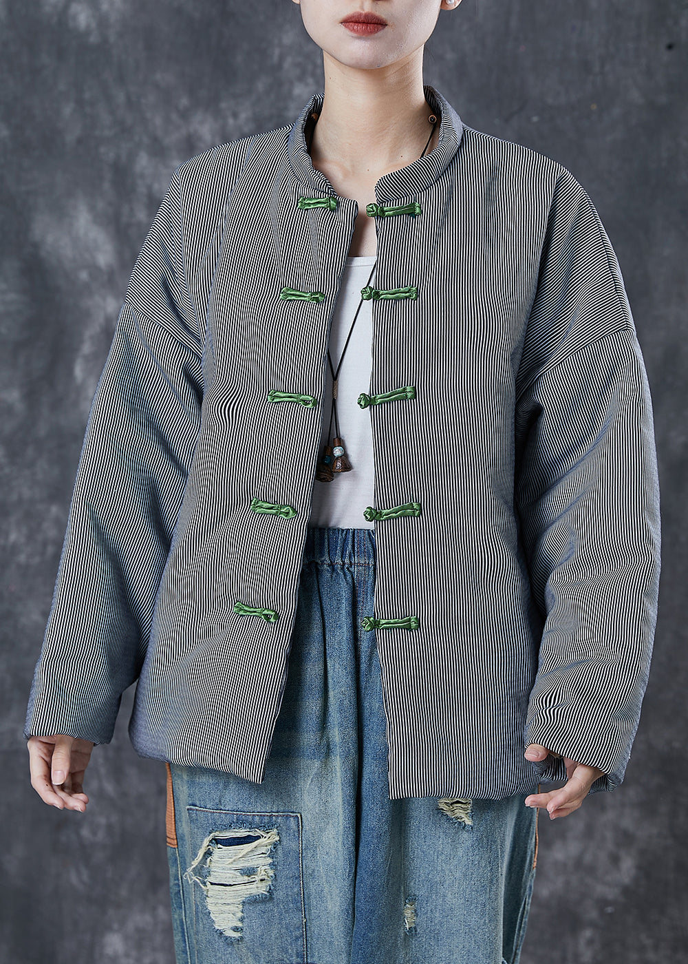 A Vintage Style Jacket with Delicate Timeless Details