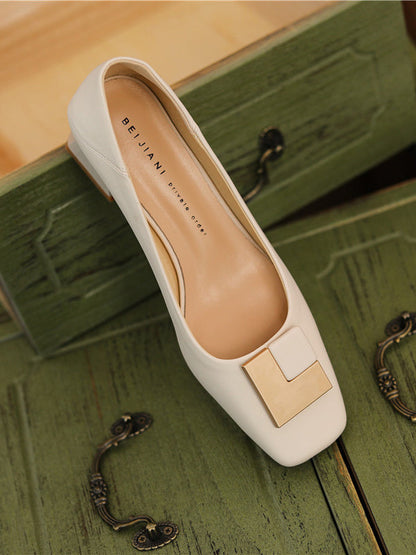 A Vintage Style Shoes with Delicate Timeless Details