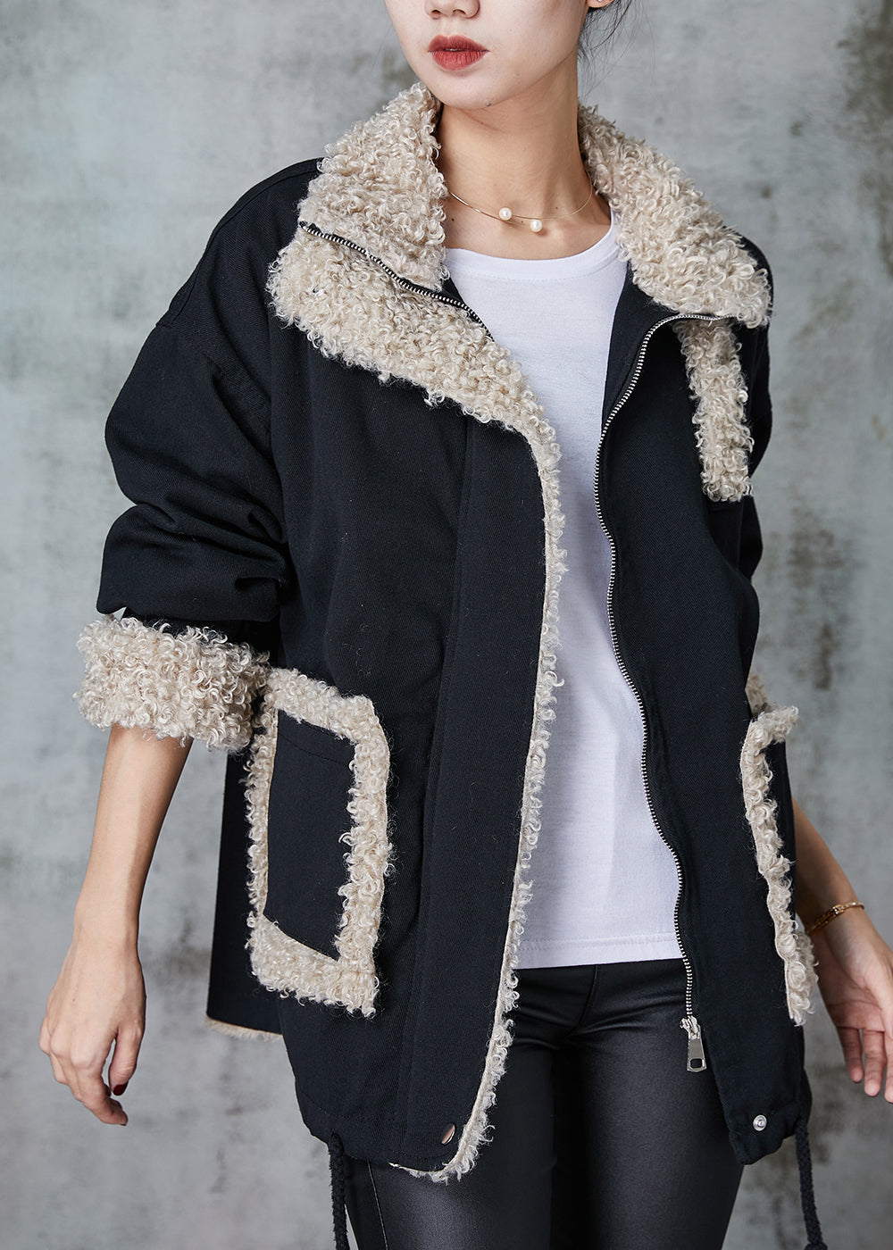 A Vintage Style Coat with Delicate Timeless Details