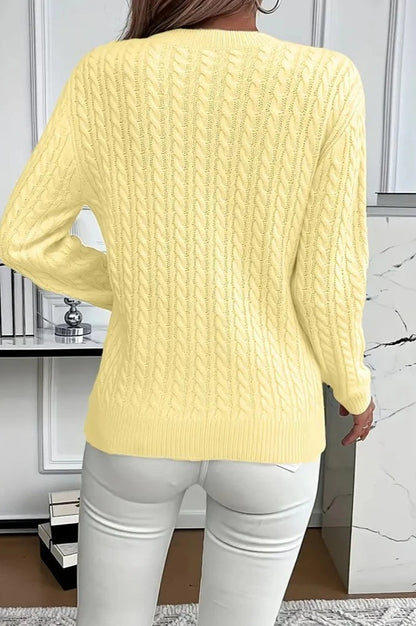 A Vintage Style Sweater with Delicate Timeless Details