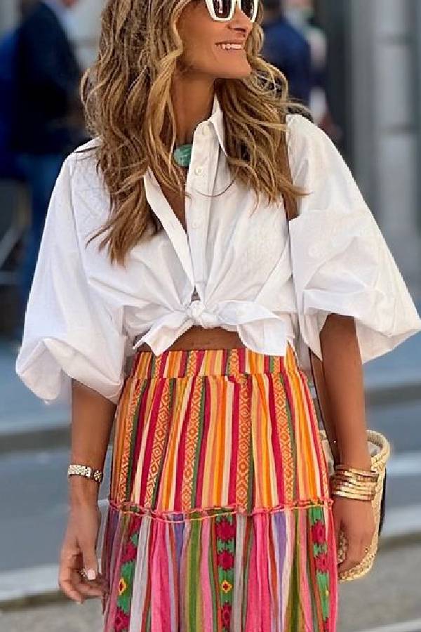 Well Tailored Shirt with a Graceful Silhouette